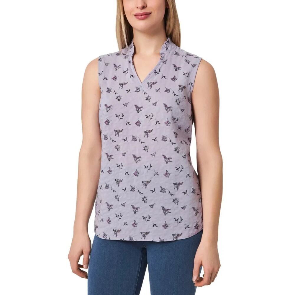 Modern Ambition Sleeveless Floral Blouse (Size‎ S) - NWT